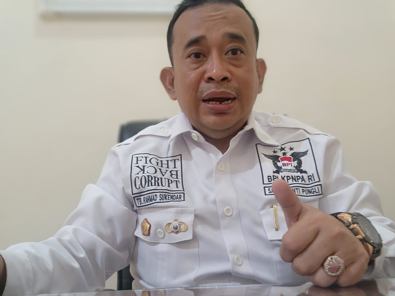 Ketua Umum Badan Peneliti Independen Kekayaan Penyelenggara Negara dan Pengawas Anggaran Republik Indonesia (BPI KPNPA RI), Rahmad Sukendar