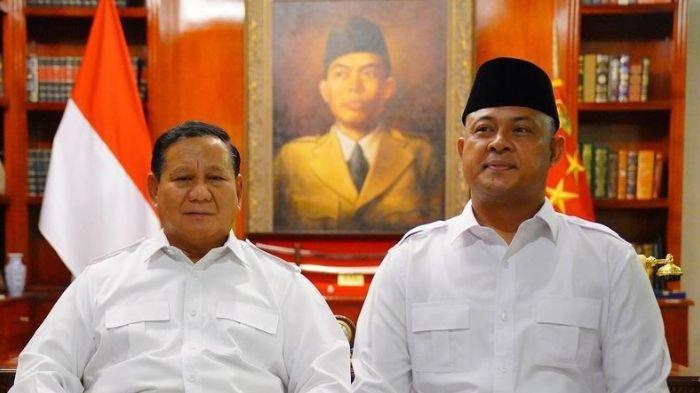 Ketua DPRD Kepri Imam Sutiawan dan Presiden Prabowo