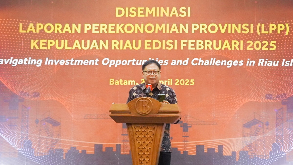 Kepala Perwakilan Bank Indonesia Provinsi Kepulauan Riau, Rony Widijarto