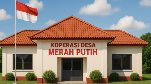 Ilustrasi Koperasi Merah Putih