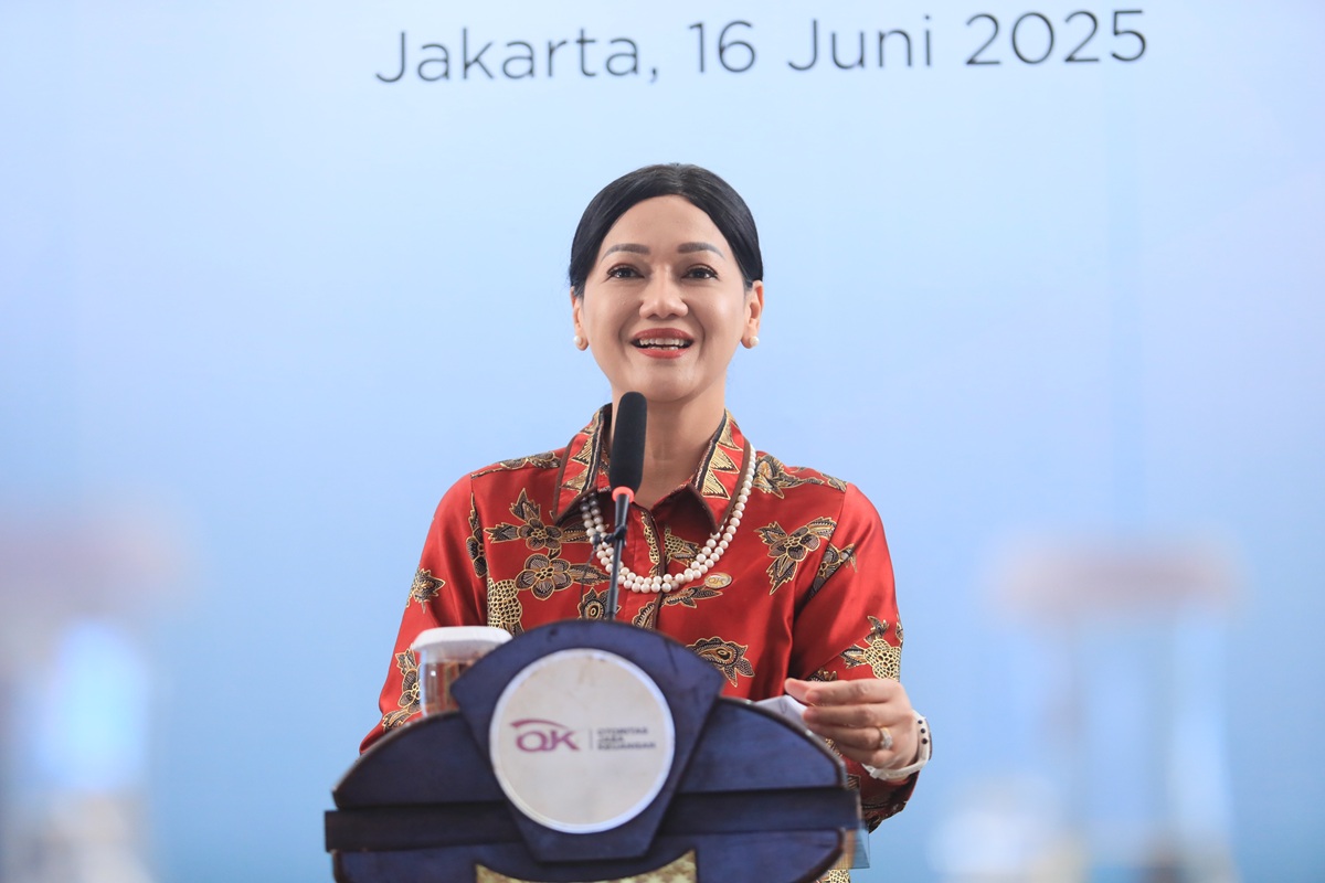 Kepala Eksekutif Pengawas Perilaku Pelaku Usaha Jasa Keuangan, Edukasi, dan Pelindungan Konsumen OJK Friderica Widyasari Dewi