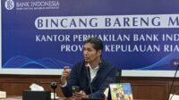 Deputi Kepala Perwakilan BI Kepri, Adidoyo Prakoso