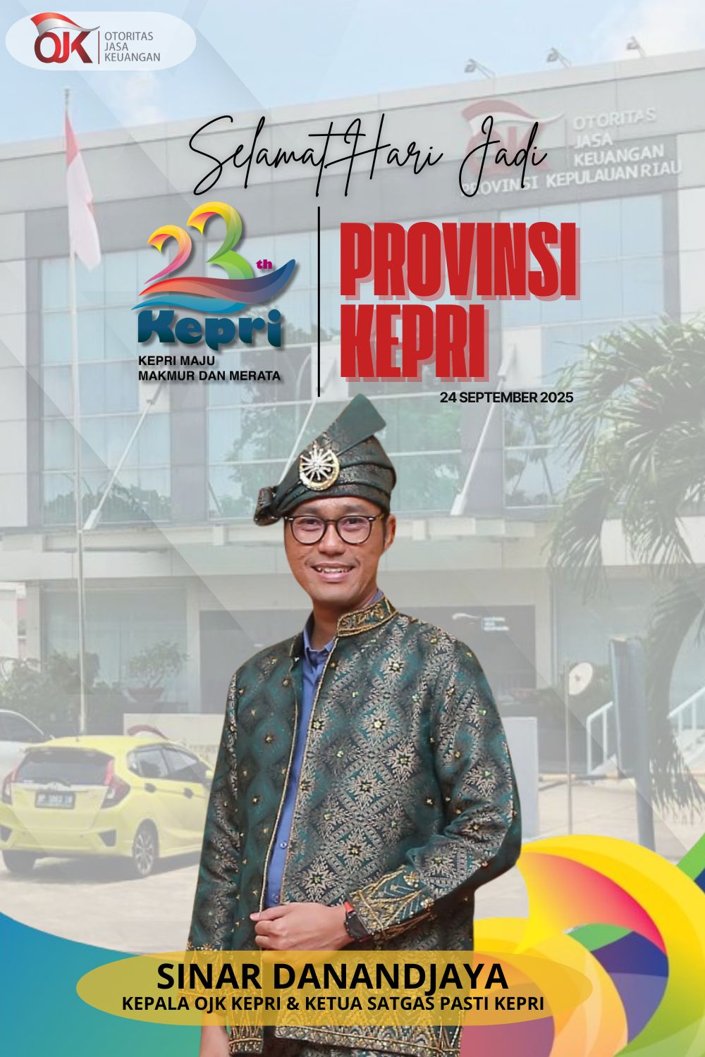 Kepala OJK Kepri, Sinar Danandjaya