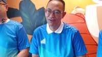 Kepala Cabang BTN Batam yang juga Ketua Forum Komunikasi Industri Jasa Keuangan (FKIJK) Kepulauan Riau, Indra Sakti Agung Nugroho