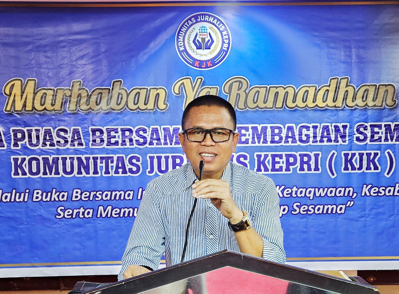 Ketua Umum Komunitas Jurnalis Kepri (KJK), Ady Indra Pawennari