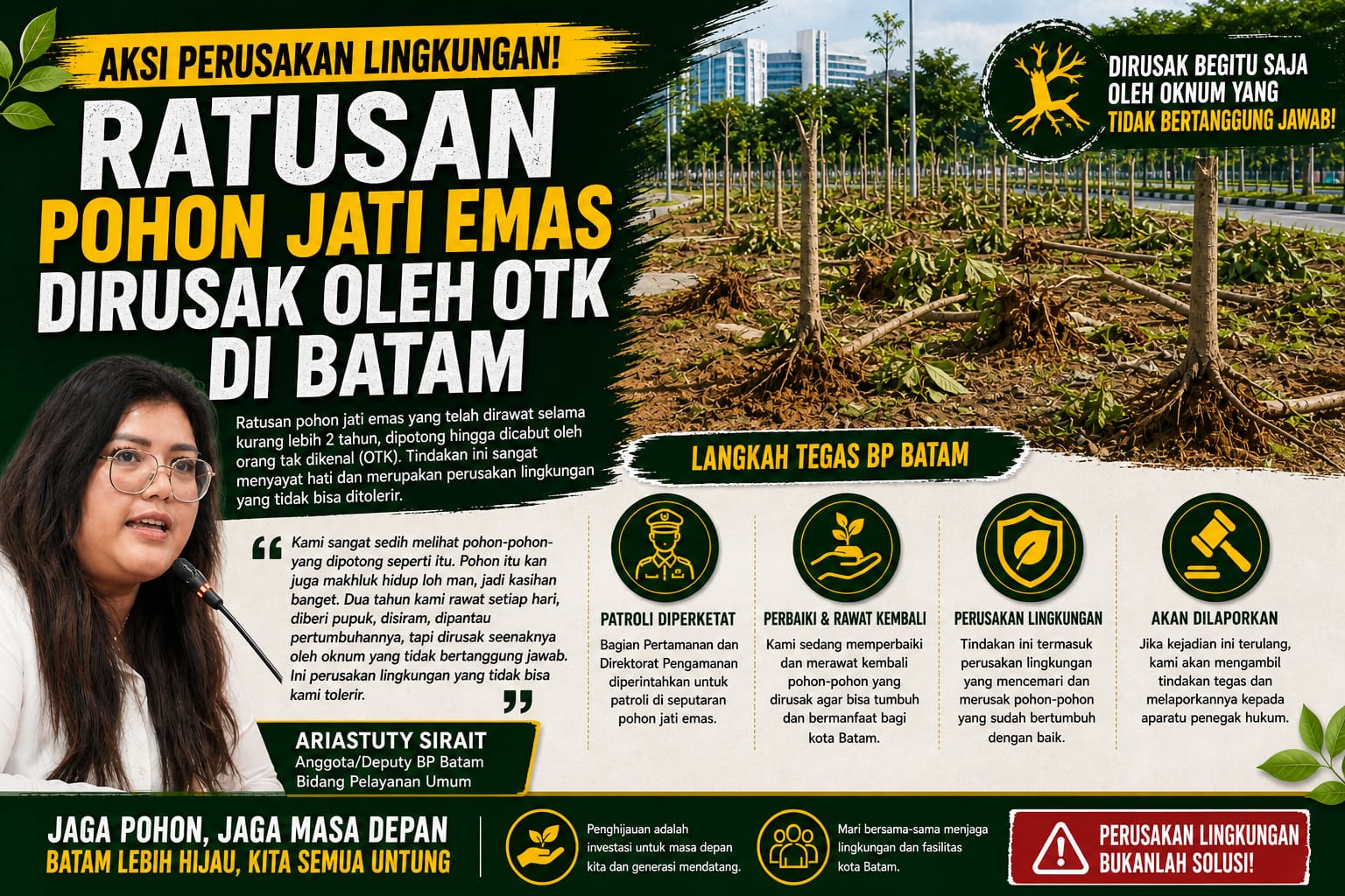 NB: Foto pohon dalam grafis adalah ilustrasi AI