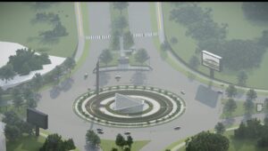 Tugu Bundaran Raja Ali Marhum Pulau Bayan