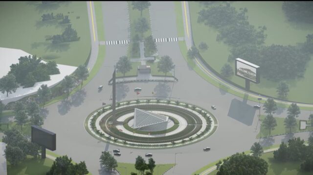 Tugu Bundaran Raja Ali Marhum Pulau Bayan