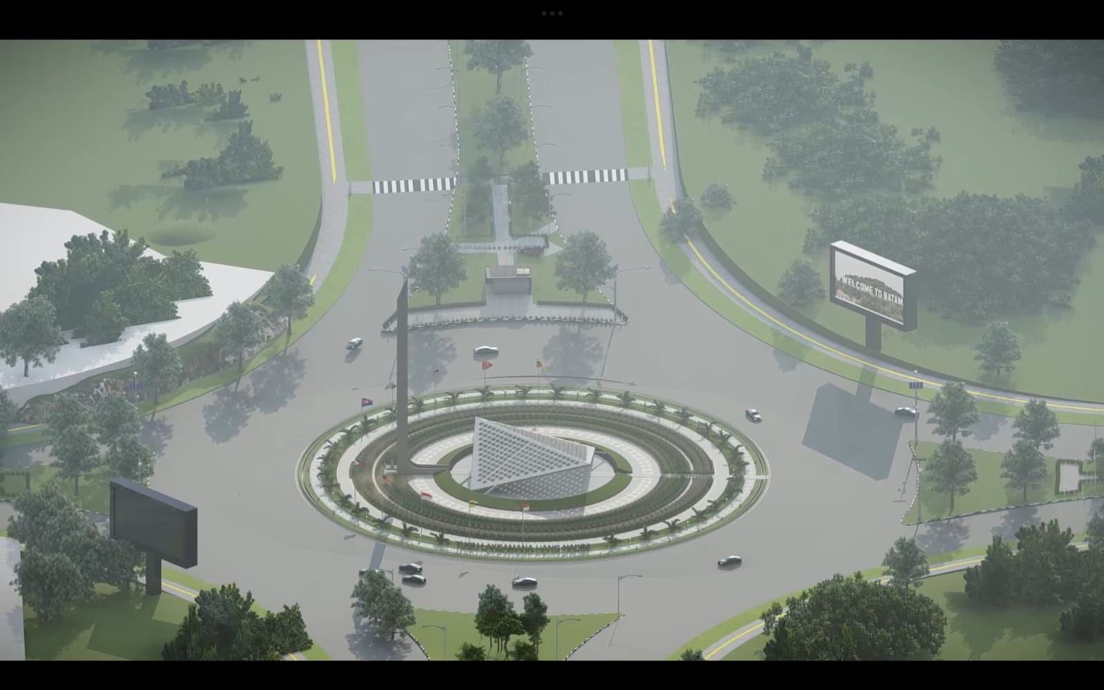 Tugu Bundaran Raja Ali Marhum Pulau Bayan