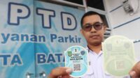 Ilustrasi stiker parkir kendaraan Ilustrasi stiker parkir kendaraan