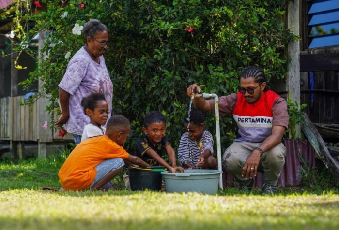 Fasilitas Air Bersih dari Pertamina EP Papua Field